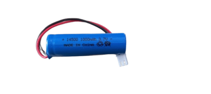 Pile Li-ion Rechargeable🔋 14500 3.7V 1000mAh + Connecteurs