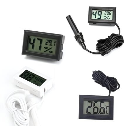 Mini Thermomètres & Hygromètres Miniatures LCD