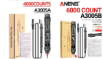 Mini Stylo Multimètre Numérique🔧  ANENG A3005A / A3005B – Compact, Précis et Intelligent