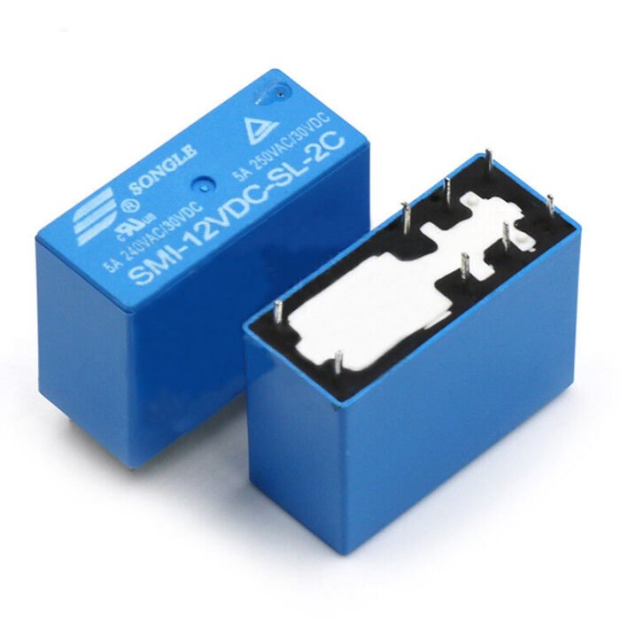Relais SMI-05VDC / 12VDC / 24VDC-SL-2C – 5A – 2RT – 8 broches – Image 8