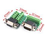 Adaptateur DB9 RS232  à 9 Positions avec Bornier à Vis Femelle/Male – Image 8