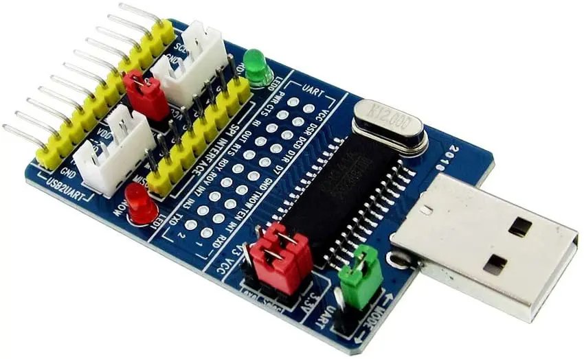 2 CONVERTISSEUR CH341A USB vers SPI I2C IIC UART TTL ISP débogageRS232 RS485 – Image 1