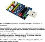 CONVERTISSEUR CH341A USB vers SPI I2C IIC UART TTL ISP débogageRS232 RS485 – Image 2