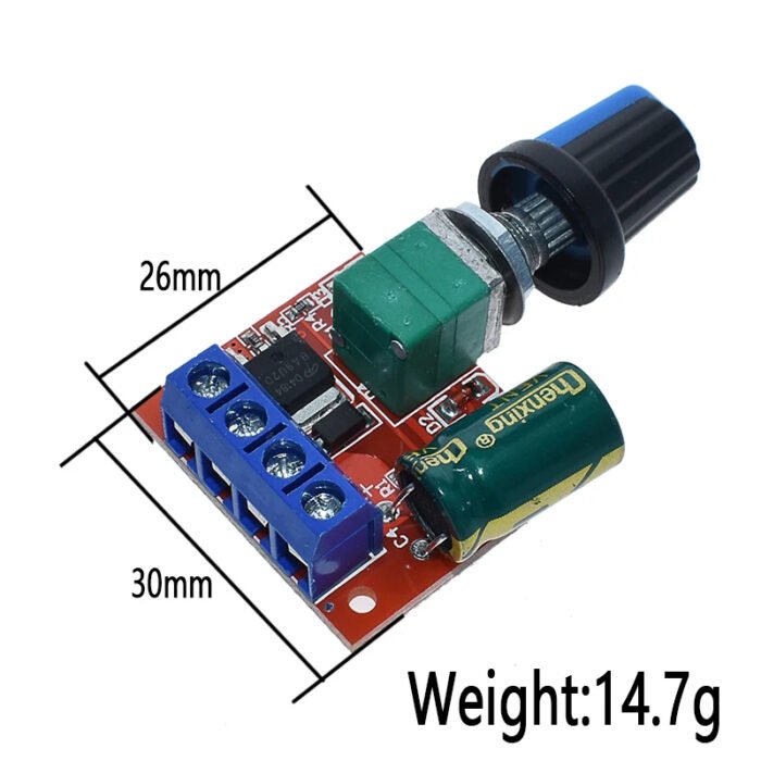 Régulateur de Vitesse Moteur DC – 4.5V à 35V – 5A PWM – Image 1