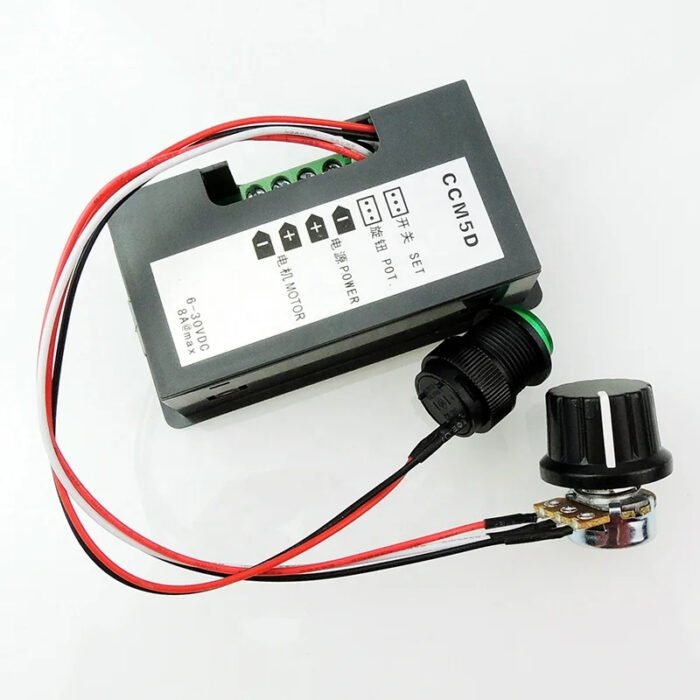 Régulateur de Vitesse Moteur DC avec Affichage – 6V à 30V – PWM 5A / Max 8A – Image 4
