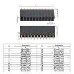 Connecteur PCB tête femelle / Male 2.00mm / 2.54mm – Image 11