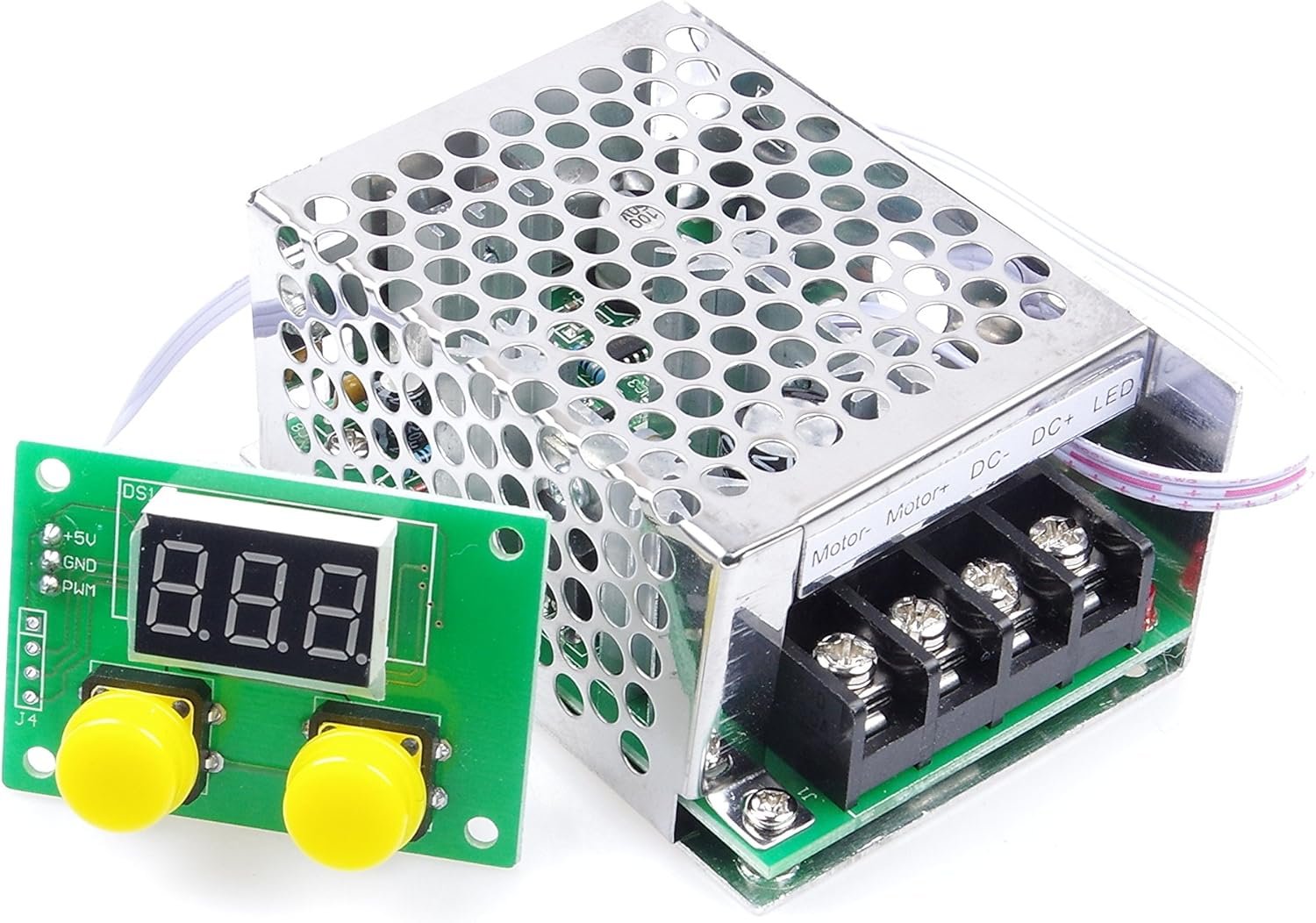 81RtSKzgaLL._AC_SL1500_ Régulateur tension PWM de moteur DC 9-40V 12A AVEV avec Fonction de Commutation – Image 1