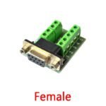 Adaptateur DB9 RS232  à 9 Positions avec Bornier à Vis Femelle/Male – Image 2
