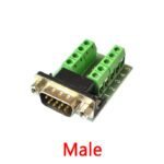 Adaptateur DB9 RS232  à 9 Positions avec Bornier à Vis Femelle/Male – Image 3