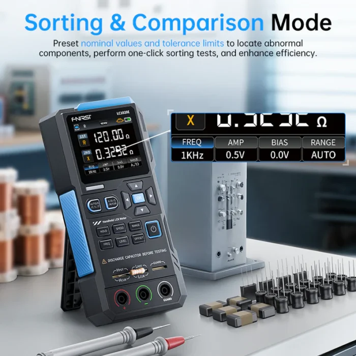 FNIRSI® LC1020E – Testeur LCR & ESR numérique portable haute précision à pont – Image 5
