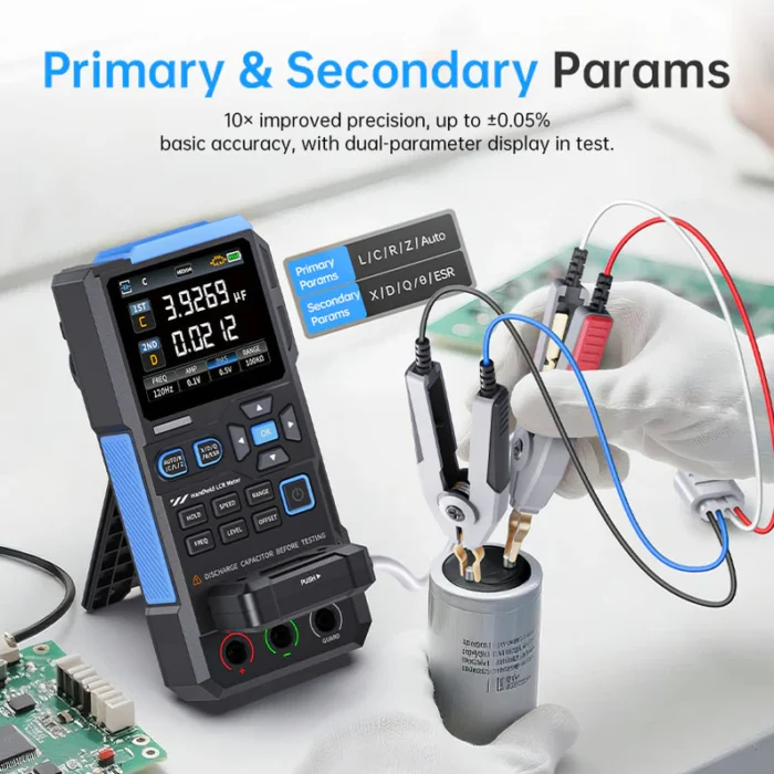 FNIRSI® LC1020E – Testeur LCR & ESR numérique portable haute précision à pont – Image 4