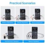 FNIRSI® LC1020E – Testeur LCR & ESR numérique portable haute précision à pont – Image 2