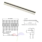 Connecteur PCB tête femelle / Male 2.54mm/Femelle 2.54mm – Image 6