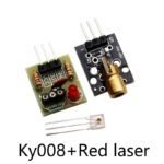Module Émetteur 🔴 Laser KY-008 avec Récepteur – Image 7
