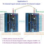 Panneau de Commutateur 🔌 RS485 – 16 Entrées / 16 Sorties (Modbus RTU) – Image 2