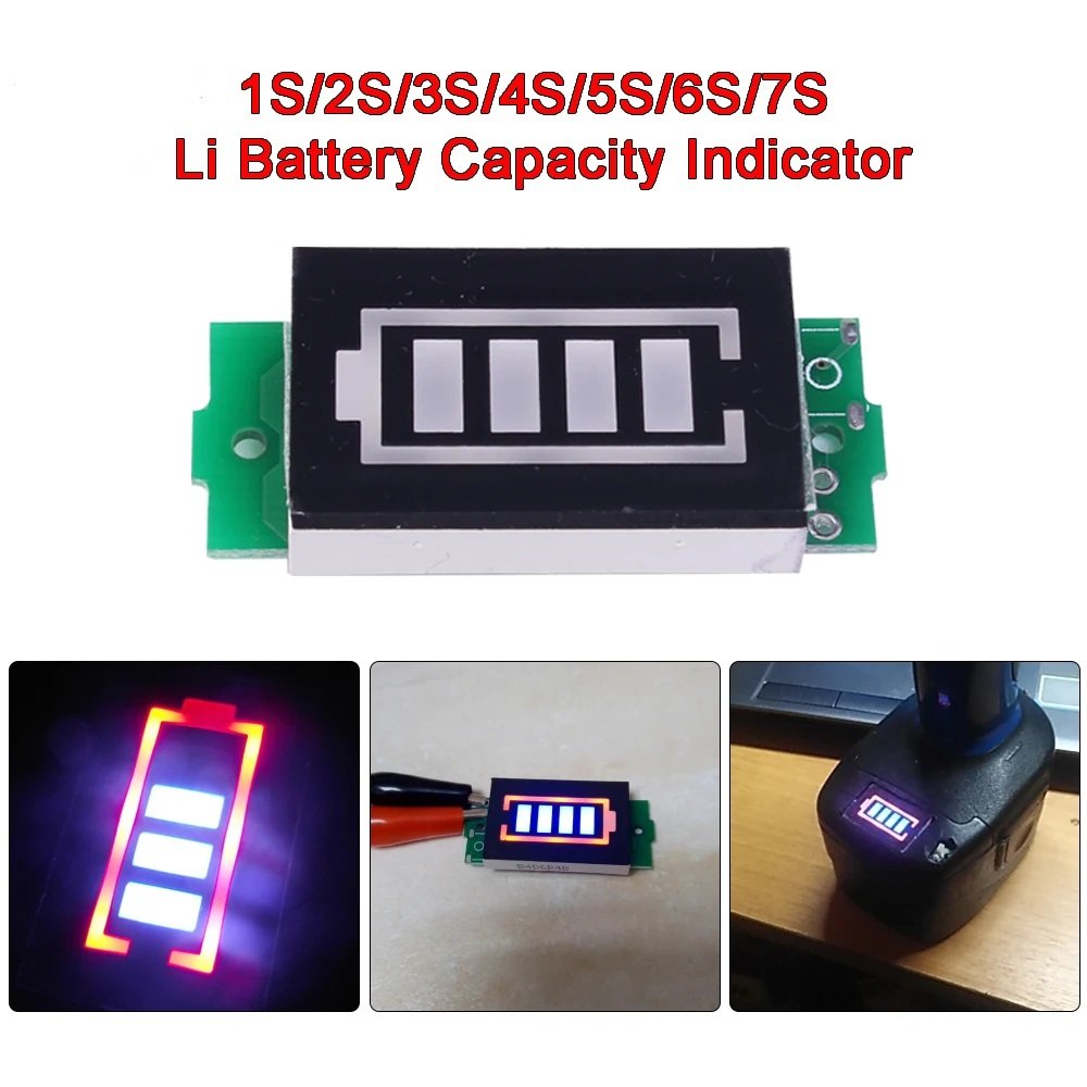 1 Indicateur de Niveau de Batterie🔋Lithium 1S à 7S – Image 1