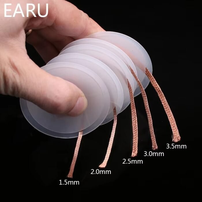 Fil de mèche de soudure de tresse à dessouder, 1,5mm, 2mm , 2.5m, 3m / 1,5 M – Image 1