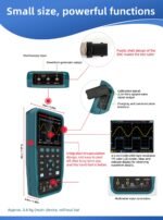 Oscilloscope + Multimètre + Générateur de Signaux – 3 en 1 HO102S Hanmatek – 100 MHz – Image 6