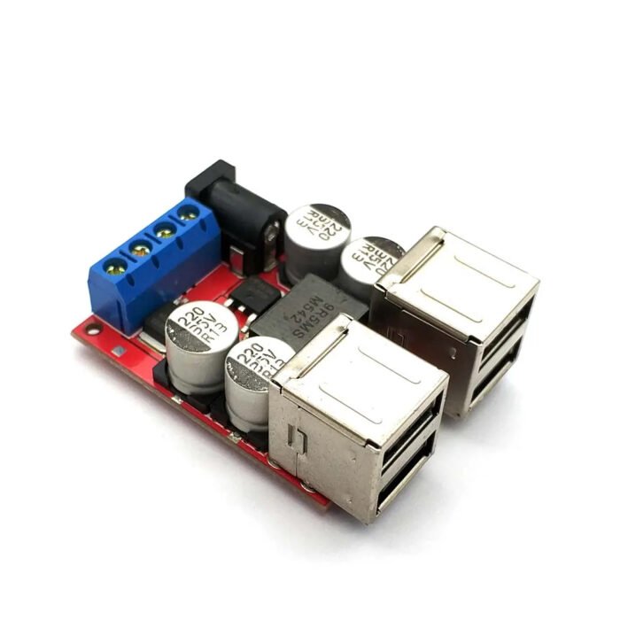 🔌 Module d’Alimentation Convertisseur DC-DC (Entrée 8V-35V ➝ Sortie 5V USB / 8A) – Image 3