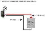 Mini voltmètre DC 2.5V-32V – Image 2