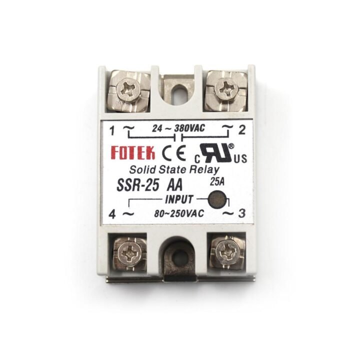 Module relais statique semi-conducteurs, régulateur de température 24V-380V 40a 250V/25a 250V/ 60a 250V – Image 5
