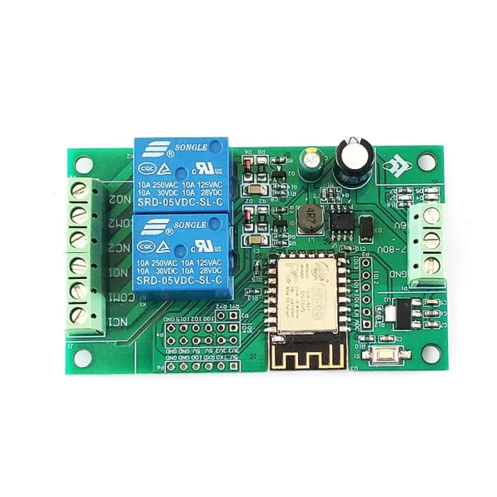 Modules Relais WiFi ESP8266 (1 / 2 / 4 / 8 Canaux) – 5V / 8-80V – Image 7