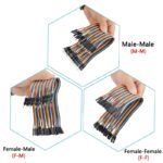 Kit de 40 Câbles 🔌 Dupont Jumper – 20 cm (M/M, M/F, F/F)