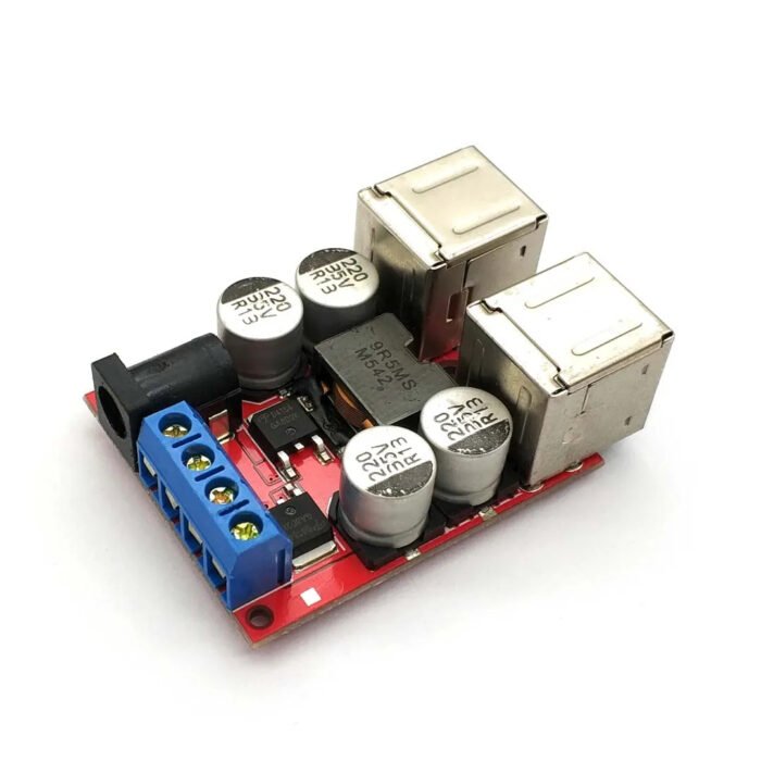 🔌 Module d’Alimentation Convertisseur DC-DC (Entrée 8V-35V ➝ Sortie 5V USB / 8A) – Image 5
