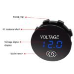Voltmètre de Voiture🚗🔋  Étanche LED DS4010W – 12V / 24V – Image 2