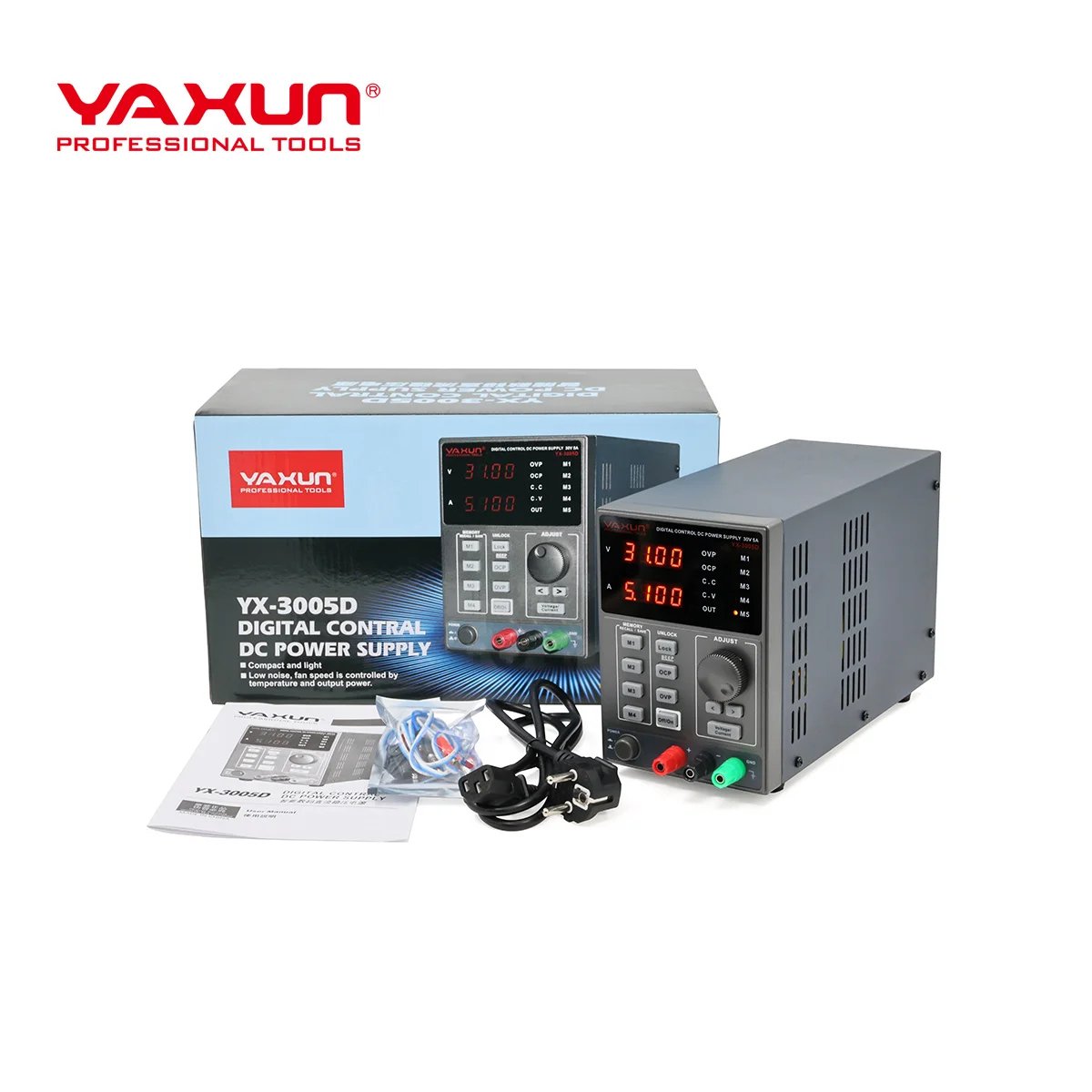 6 Alimentation de 🔋 Laboratoire YAXUN YX-3005D – 30V 5A – Image 1