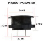 Voltmètre de Voiture🚗🔋  Étanche LED DS4010W – 12V / 24V – Image 3