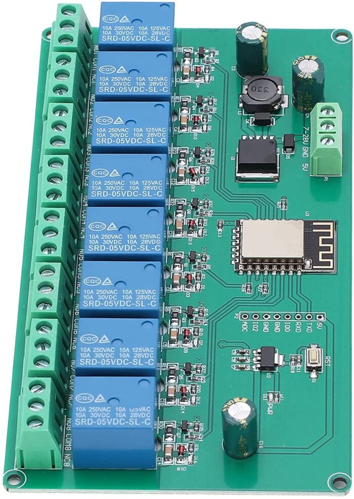 Modules Relais WiFi ESP8266 (1 / 2 / 4 / 8 Canaux) – 5V / 8-80V – Image 3