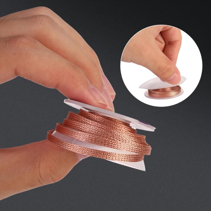 Fil de mèche de soudure de tresse à dessouder, 1,5mm, 2mm , 2.5m, 3m / 1,5 M – Image 7