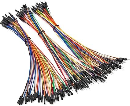 kit 30 CABLE DUPONT jumper 20 CM  ( 10F-F + 10 M-M + 10M-F )