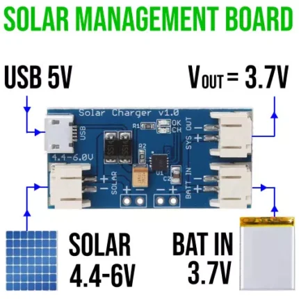 CN3065 Module de charge solaire de batterie Lithium 4,4-6 V TO 3.7V