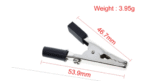 Pince Crocodile isolée en plastique longueur 52mm – Image 2