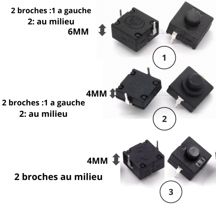Interrupteur bouton 1212-112D – Image 1