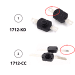 Bouton Interrupteur 🔘 Rectangulaire ON/OFF – 17×12 mm