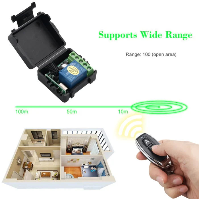 module relais émetteur-récepteur rf RF 433 Mhz – Image 5