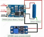 TP4056 Module Chargeur de Batterie Au Lithium 18650 5V 1A MICRO USB – Image 3