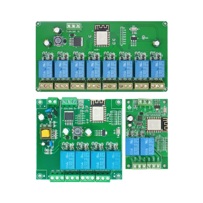 Modules Relais WiFi ESP8266 (1 / 2 / 4 / 8 Canaux) – 5V / 8-80V – Image 1
