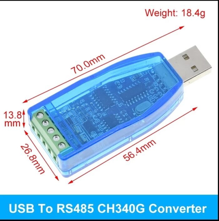 Convertisseur industriel USB vers RS485 CH340G – Image 1