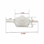 Switch for Electric Torch White On Off Mini Push Button 1208YD 12*8MM DC 30V 1A – Image 4