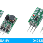 Mini Convertisseur Abaisseur/Élévateur boost / buck⚡ DD4012SB -  IN (1A, 5–40V ) ➝   tensions fixes (3.3V, 5V ou 12V).