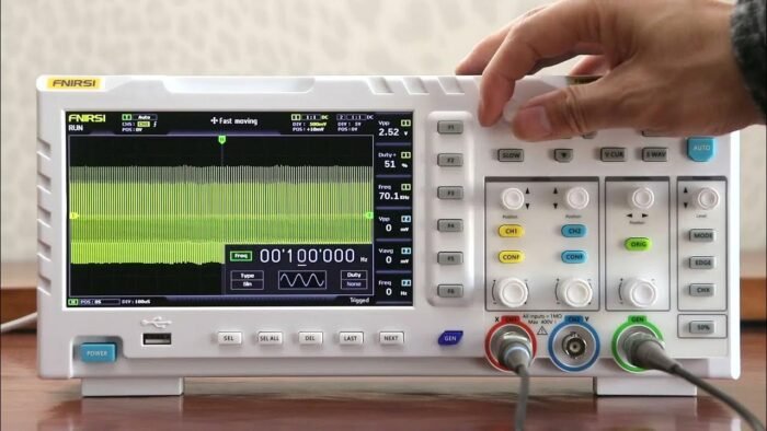 Oscilloscope Générateur de signaux FNIRSI 1014D 2 en 1 DDS, 2 canaux Bande passante 100 MHz – Image 5
