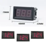 Voltmètres Numériques à 3 Fils – Gamme Complète (0.28" / 0.36" / 0.56") – Image 2