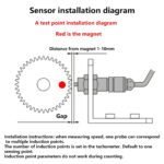 Tachymètre Numérique ⚙️ YH-TC01 – 4 Digits Haute Précision – Image 5