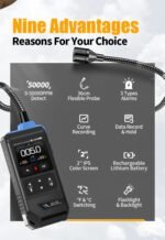 FNIRSI GD-02 – Détecteur de Fuite de Gaz 🔥Portable 50 000 PPM avec Alarme Sonore et Lumineuse pour Méthane et GPL – Image 3