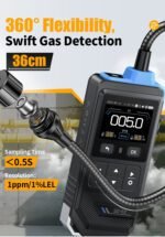 FNIRSI GD-02 – Détecteur de Fuite de Gaz 🔥Portable 50 000 PPM avec Alarme Sonore et Lumineuse pour Méthane et GPL