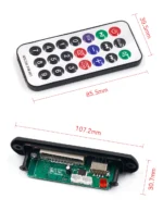 carte de décodage MP3 Bluetooth avec emplacement pour carte SD, USB, FM – Image 4